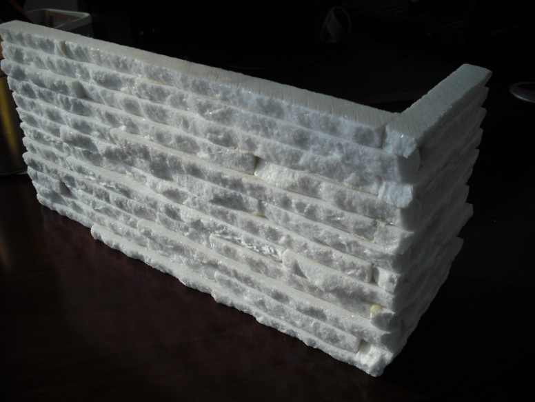 White quartz corner
